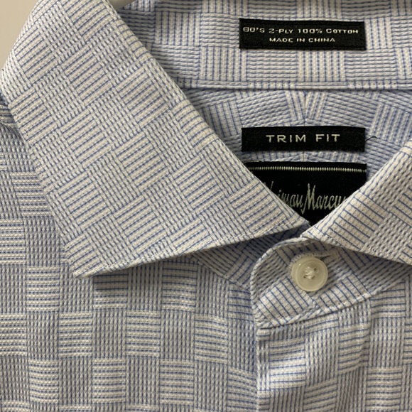Neiman Marcus Trim Fit Dress Shirt [16 34/35] - Picture 4 of 5